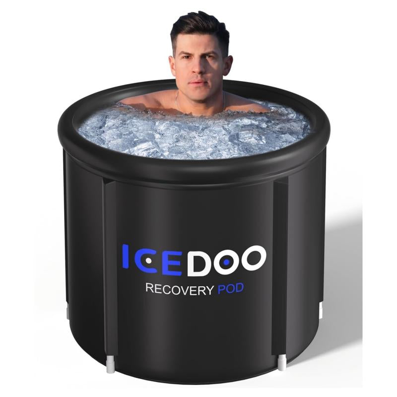 119 Gal Large Ice Bathtub for Athletes, Ice Bathtub Portable Ice Plunge Tub,Multiple Layered Inflatable for Cold Water Therapy Training